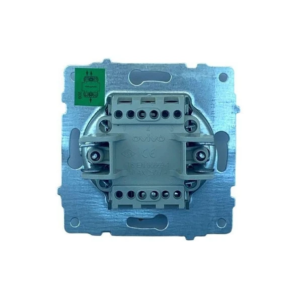 5 Adet Ovivo Grano Füme Vavien Anahtar Çerçevesizdir - Resim 2