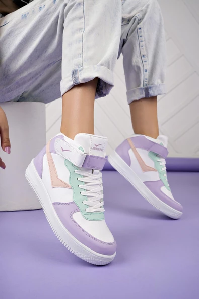 Unisex Rahat Kalıp Ortopedik Taban Boğazlı Sneakers - 5