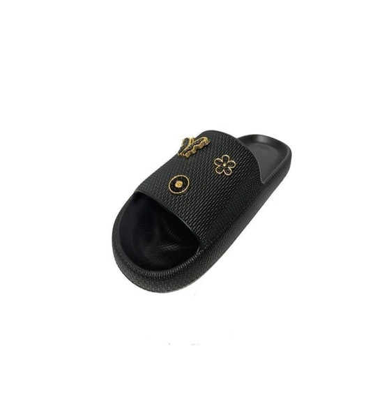 Moda Ayakkabı 58-78 Lorin Taşlı Suya Dayanıklı Kadın Terlik Ayakkabı - 6