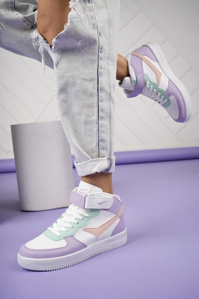 Unisex Rahat Kalıp Ortopedik Taban Boğazlı Sneakers - 6