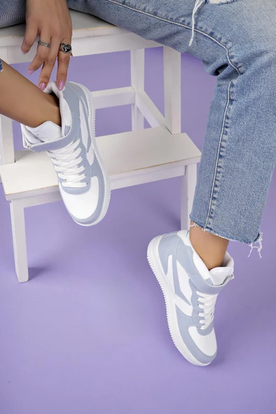 Unisex Rahat Kalıp Ortopedik Taban Boğazlı Sneakers - 8