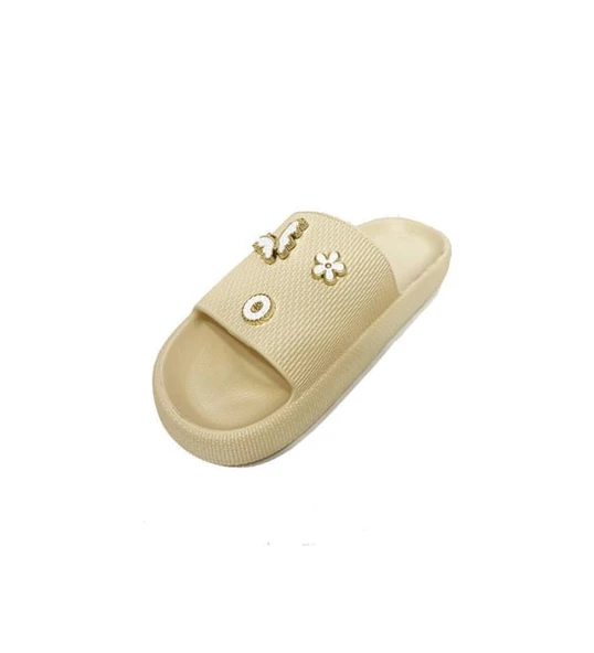 Moda Ayakkabı 58-78 Lorin Taşlı Suya Dayanıklı Kadın Terlik Ayakkabı - 3