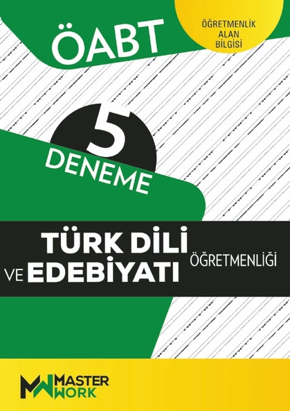 ÖABT - TÜRK DİLİ VE EDEBİYATI ÖĞRETMENLİĞİ - 5 Deneme