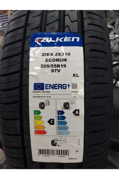 Falken 205/55 R19 97V Xl Zıex Ze310 Ecorun Yaz Lastiği Üretim Yılı : 2024 - 4