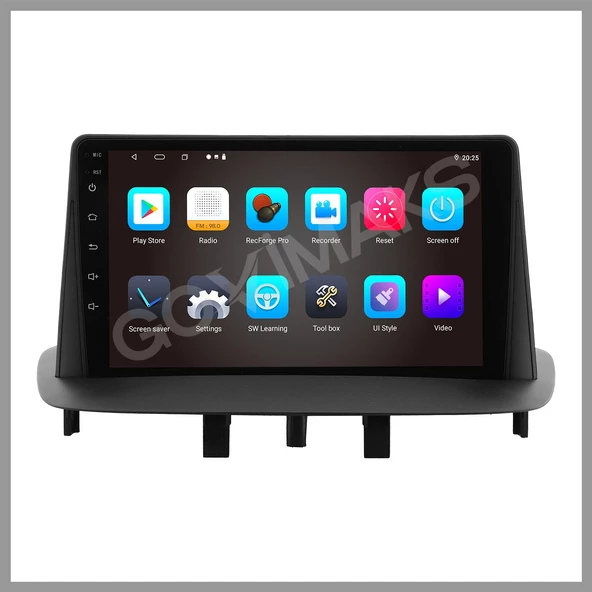 RENAULT MEGANE 3 2009-2015 UYUMLU 8 GB RAM 128 GB HAFIZA ANDROID MULTIMEDIA - Resim 2