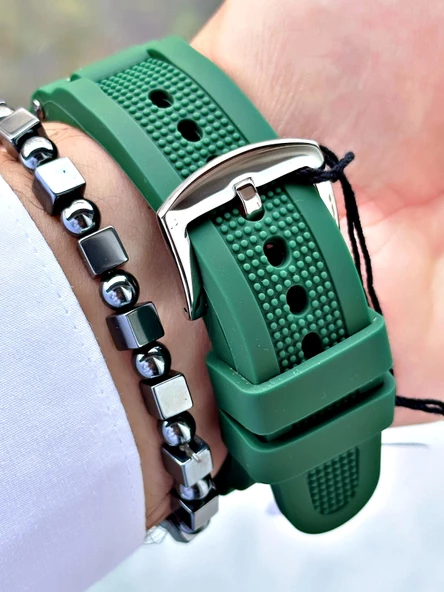 Ferrucci Function FCF.11550FS.04 Silikon Kordon Erkek Kol Saati - Resim 3