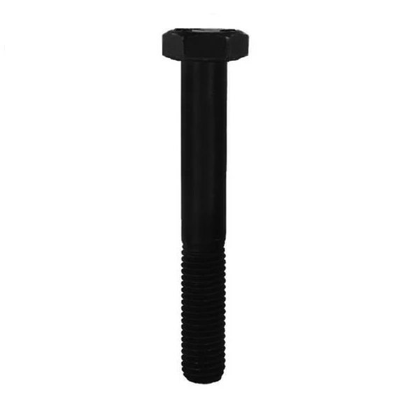 Civtec DIN 931 AKB 8.8 Kalite Çelik Cıvata Siyah Metrik 12x80 - 100 Adet