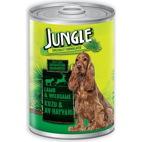 Jungle Köpek 415 gr Kuzu Etli-Av Hayvanlı 1 adet Skt: 07/2025