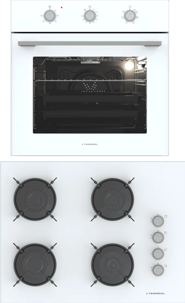 Termikel Ankastre Set (BO O6435C W + BH P7144C W)