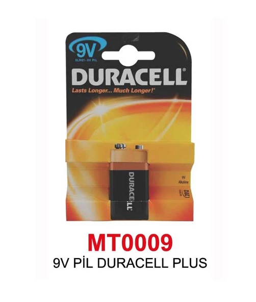 9V PİL DURACELL PLUS