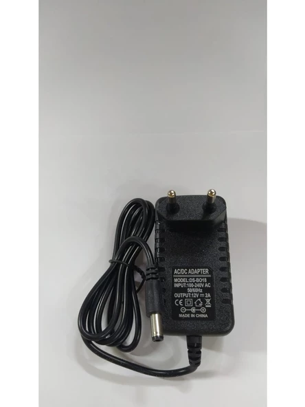 12V 2A AC/DC PLASTİK ADAPTÖR