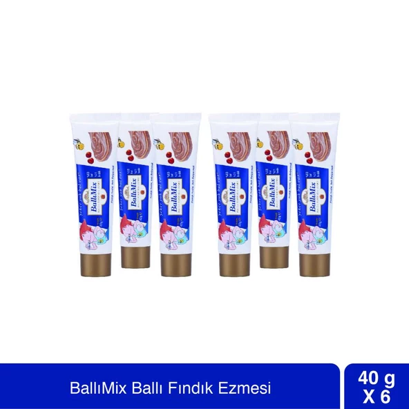 Balparmak BallıMix Ballı Fındık Ezmesi Tüp 40 g x 6 Adet