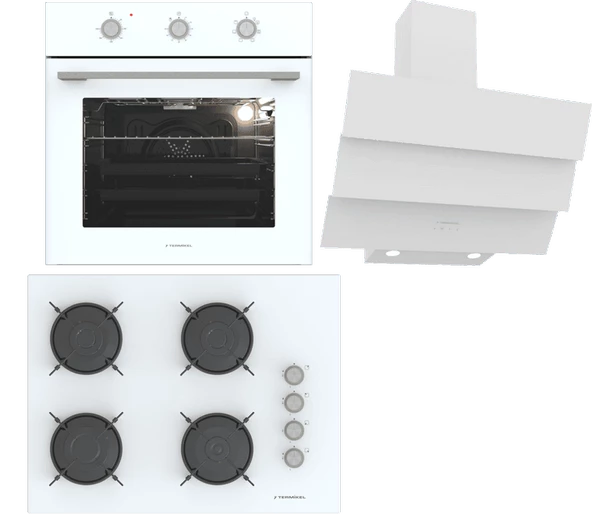 Termikel Ankastre Set (BO O6435C W + BH P7144C W + CH S6532C WW) ürün görseli 1