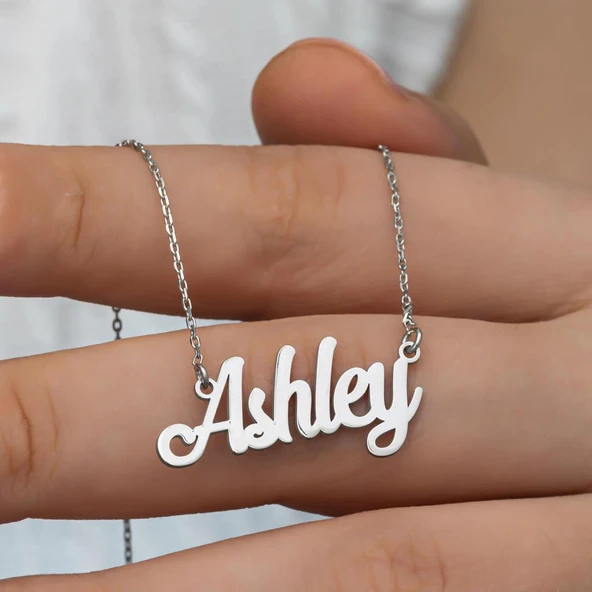 925 Gümüş İsimli Kolye ürün görseli 1