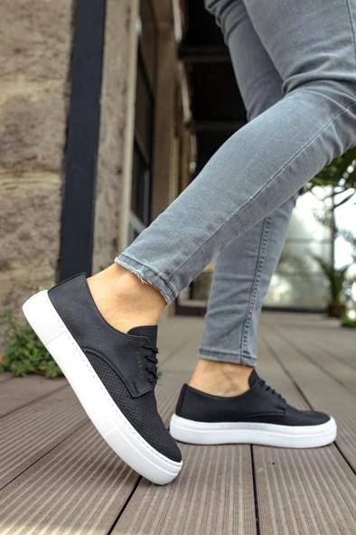 CH061 CBT Rex Erkek Ayakkabı SIYAH - Resim 4