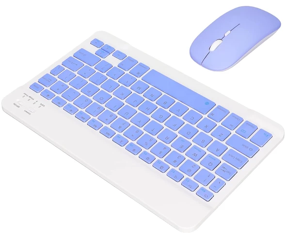 Klavye Mouse Seti Mini Q Kablosuz  Klavye Mouse Set  2.4G Wirelless Multimedya Ultra İnce Sessiz