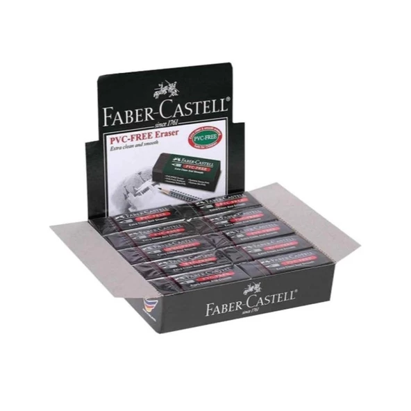 Faber Castell Silgi 7089/20 Siyah 20'Li 5130188920000