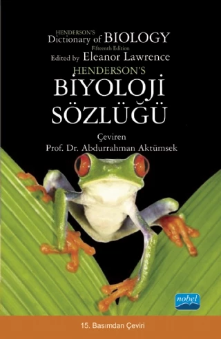 HENDERSON’S BİYOLOJİ SÖZLÜĞÜ - Henderson’s Dictionary of Biology