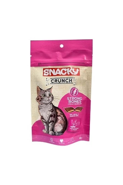 Snacky Crunch Strong Kedi Ödülü Tavuk-peynir 60 gr