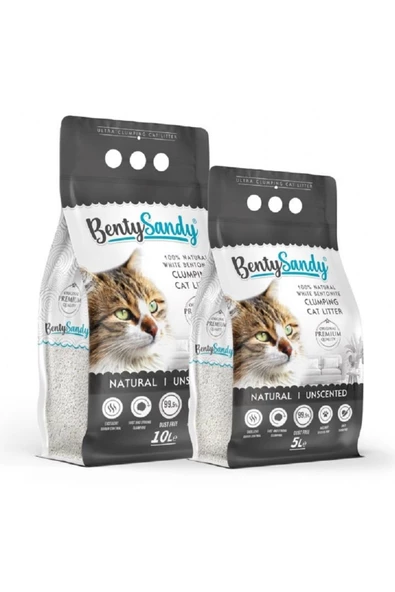 BentySandy Natural 10lt Kedi Kumu