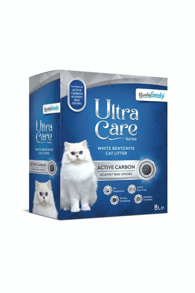 BentySandy Ultra Care Series 8lt Aktif Karbonlu Kedi Kumu