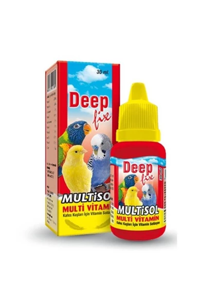 Deep Fix Multisol Kuş Multi Vitamini 30ml