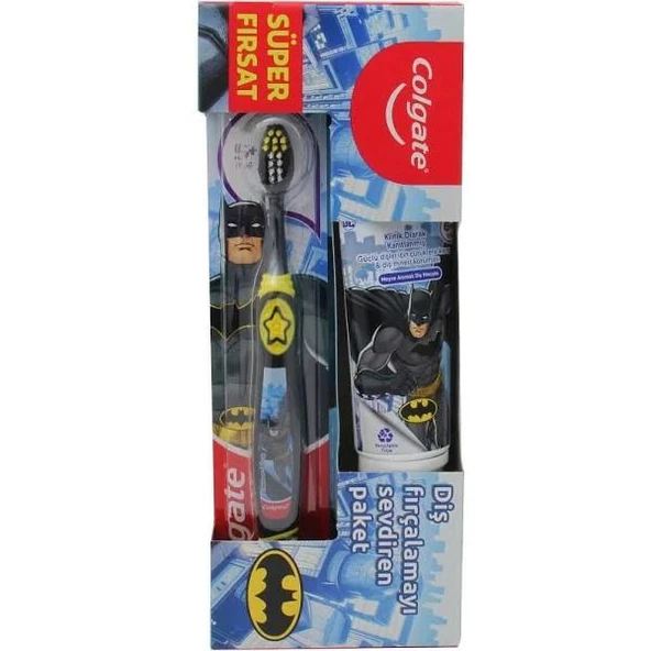 Colgate Batman Diş Fırçası+diş Macunu 75ml 5+