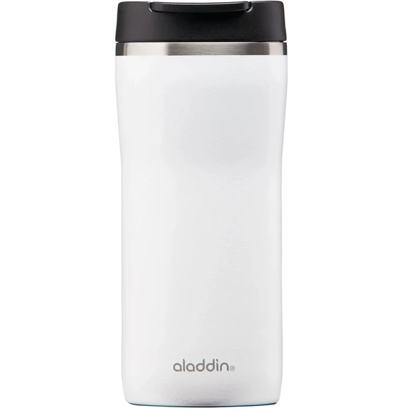 Aladdin 10-09363-006 Mocca Thermavac Leak-Lock Çelik Termos Bardak 0.35L Beyaz - 2