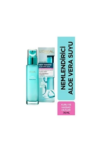 LOREAL PARİS MAKYAJ BAZI & ALOE VERA SUYU KURU VE HASSAS CİLTLER İÇİN 70ML