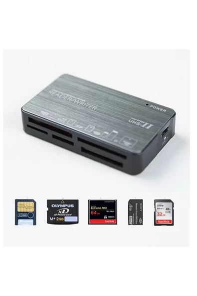 Pmr Usb 2.0 Compact Flash- Çoklu Kart Okuyucu - 5