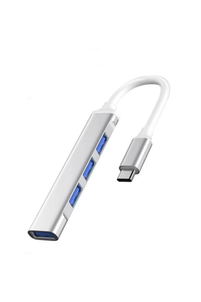 Type C  4 Port Usb 3.0 Çoklayıcı Notebook Ve Telefonlar İçin