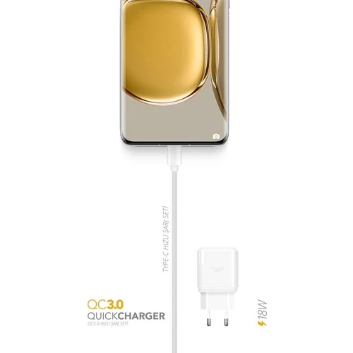 Powerway 18W Qc 3.0 Lightning Hızlı Şarj Aleti Qcl30 - 3