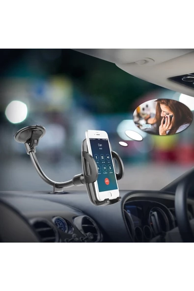 Pmr Y07-R Araç İçi Torpido Ve Havalandırma İçin Telefon Tutucu Premium Seri - 4