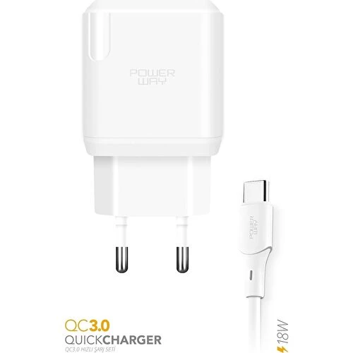 Powerway 18W Qc 3.0 Lightning Hızlı Şarj Aleti Qcl30 - 2