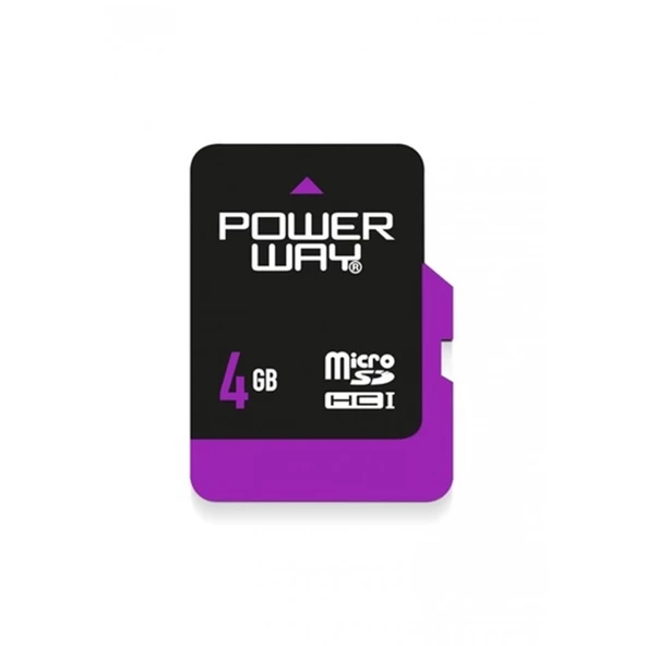 Powerway 4 Gb Microsd Hafıza Kartı Ve Adaptör