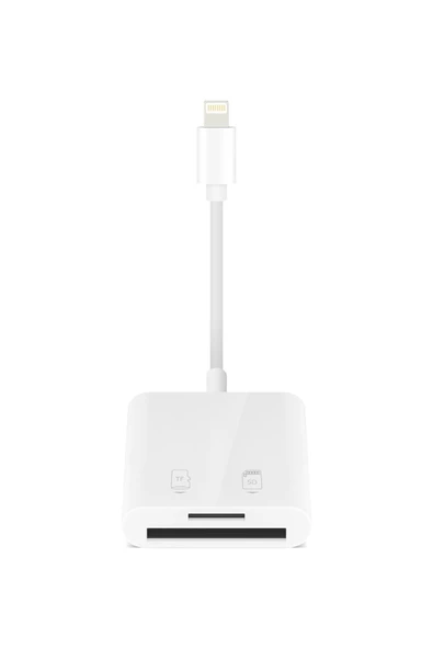 Powerway Lightning To Sd Kart- Microsd Hafıza Kart Okuyucu - 2