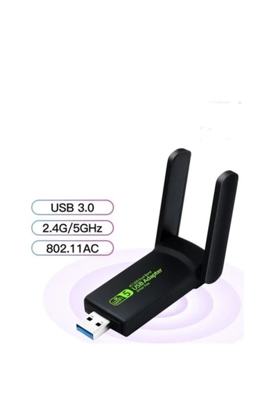 Torima 1300 Mbps 2.4-5 Ghz Dual Band Usb Adapter Wireless