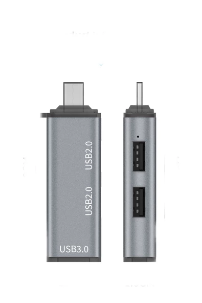 Type C 3 Port Usb Çoklayıcı 1*3.0-2*2.0