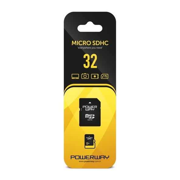 Powerway 32 Gb Microsd Hafıza Kartı Ve Adaptör - 2