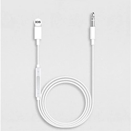 Iphone Uyumlu Aux Kablosu Ses Kontrollü - 2
