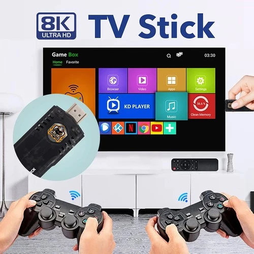 Glrtech 5G Tv Box +Gamebox 8K Ultra Hd Oyun Konsolu - 2