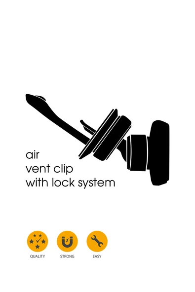 Powerwat Tt39 Ultra Lüks Araç İçi Mıknatıslı Ayarlanabilir Telefon Tutucu Tüm Havalandırma Izgarası Uyumlu - 4