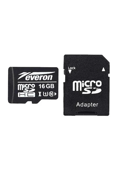 Everon 16 Gb Microsd-Hc U1 Class 10 Hafıza Kartı+Sd Adaptör