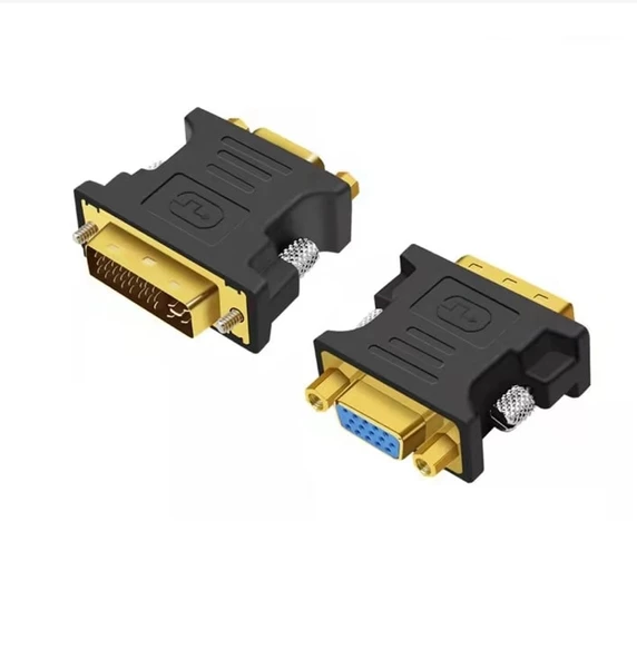 24+5 Dvı Erkek Vga Dişi Çevirici Gold