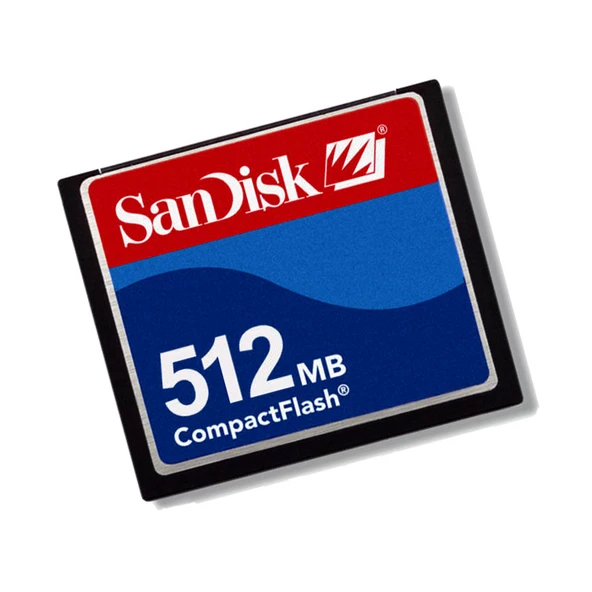 Sandisk 512 Mb Compact Flash Hafıza Kartı