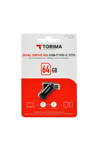 Torima 64 Gb Type C - Usb Çift Taraflı Flash Bellek