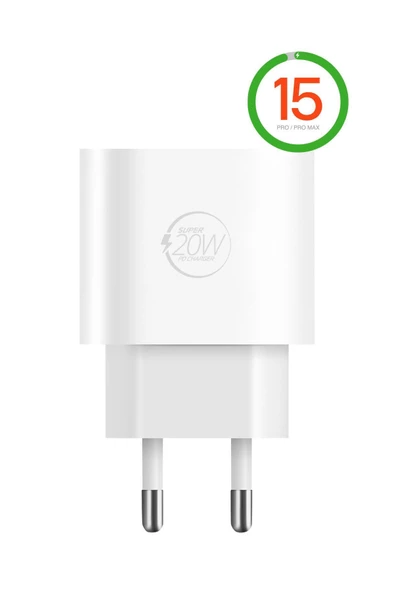 Powerway 20W Type-C Şarj Adaptörü ve Kablo Seti Hızlı ve Güvenli Apple Uyumlu RXS27 - 2