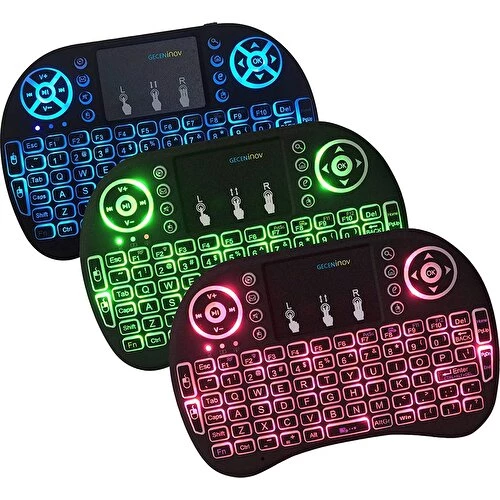 Torima Kablosuz Şarjlı Rgb Mini Klavye Pilli - 3