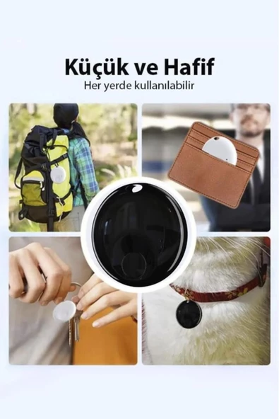 Torima N Tag Takip Cihazı Apple My Find Uyumlu Siyah - 3