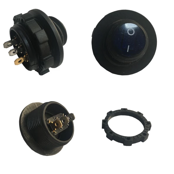 12V Işıklı On-Off Aç Kapa Anahtar - 8